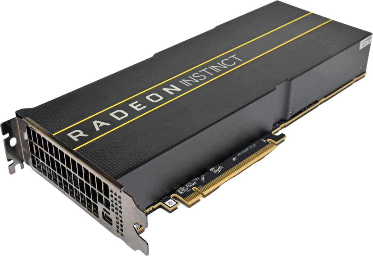 AMD Radeon Instinct MI50 Accelerator Vega 20 32GB HBM2 -AI HPC GPU PCIe 4.0 x16 102D1631711 Neu
