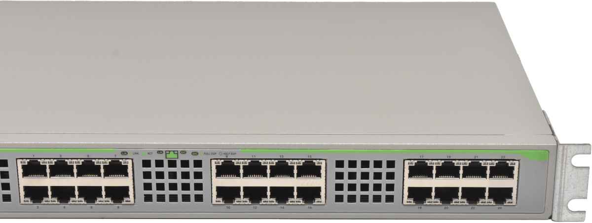 Allied Telesis AT-9924TL-EMC2 24-Port GE Switch 4x SFP Rack Ears Allied Telesis AT-9924TL-EMC2 24-Port GE Switch 4x SFP Rack Ears
