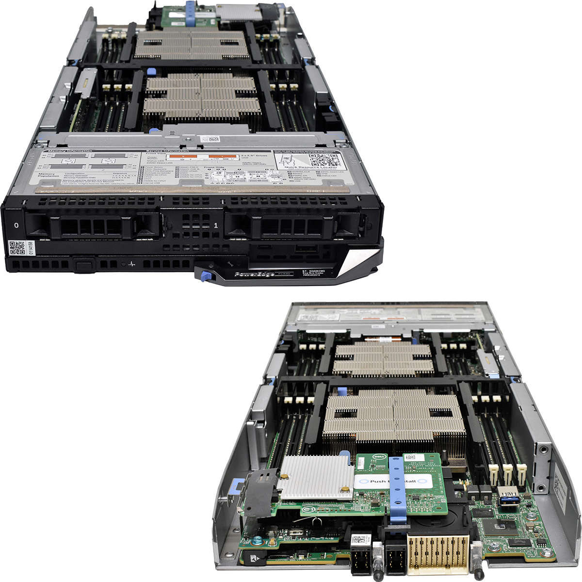 DELL-PowerEdge-FC640-Blade-ohne-CPU-0-RAM-QLogic-5-003.jpg DELL PowerEdge FC640 Blade ohne CPU 0 RAM QLogic 57840S10GB Quad-Port DC SD Card Reader FC PCI Mezzanine Card 2x Kühler
