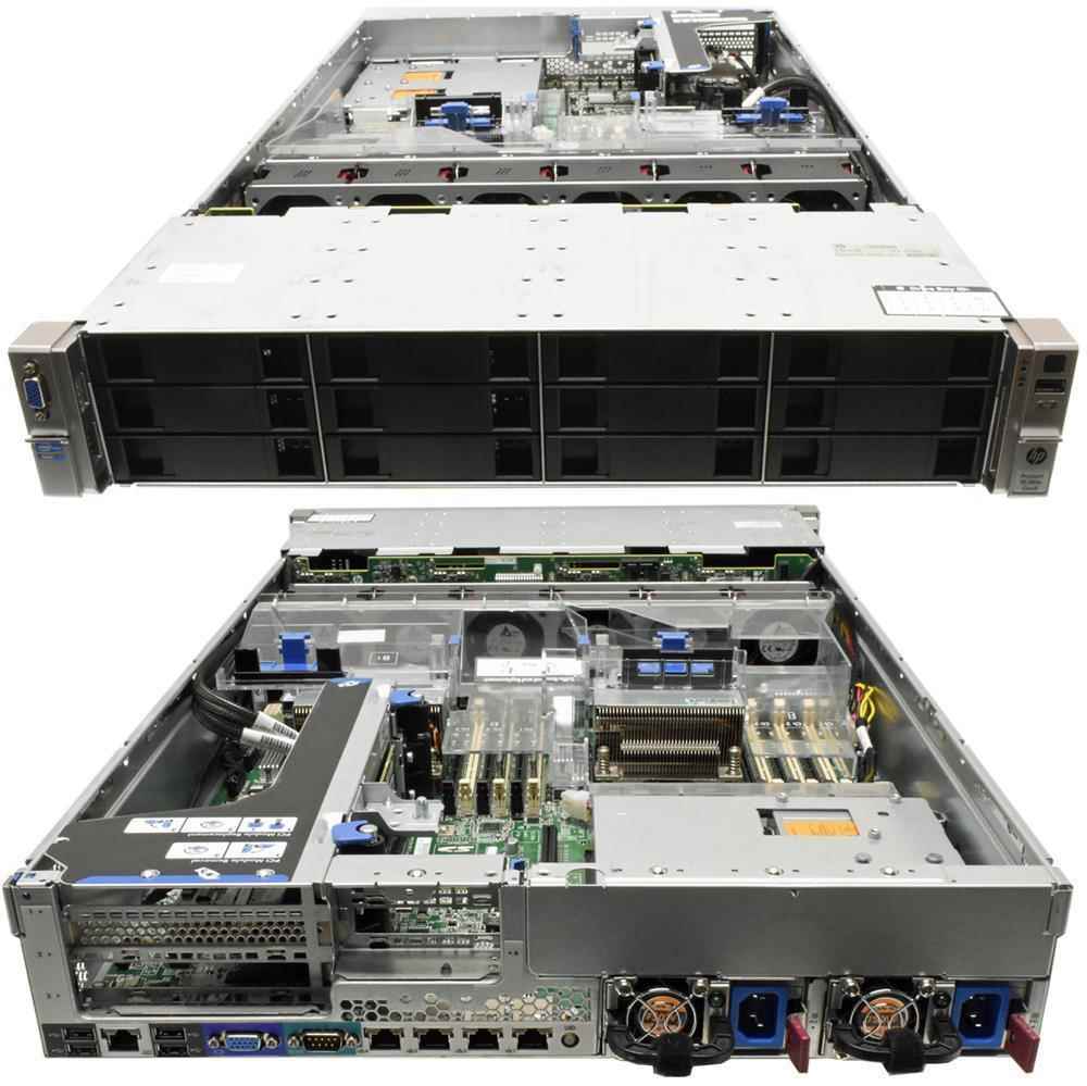 HP ProLiant DL380e G8 2xE5-2450 6-Core 2.1 GHz 16 GB RAM B120i 12x LFF 3,5