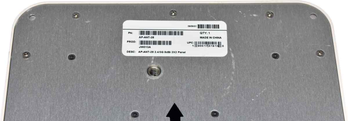 Aruba AP-ANT-28 JW013A 2.4/5G 8dbi 2X2 Panel Antenna Aruba AP-ANT-28 JW013A 2.4/5G 8dbi 2X2 Panel Antenna