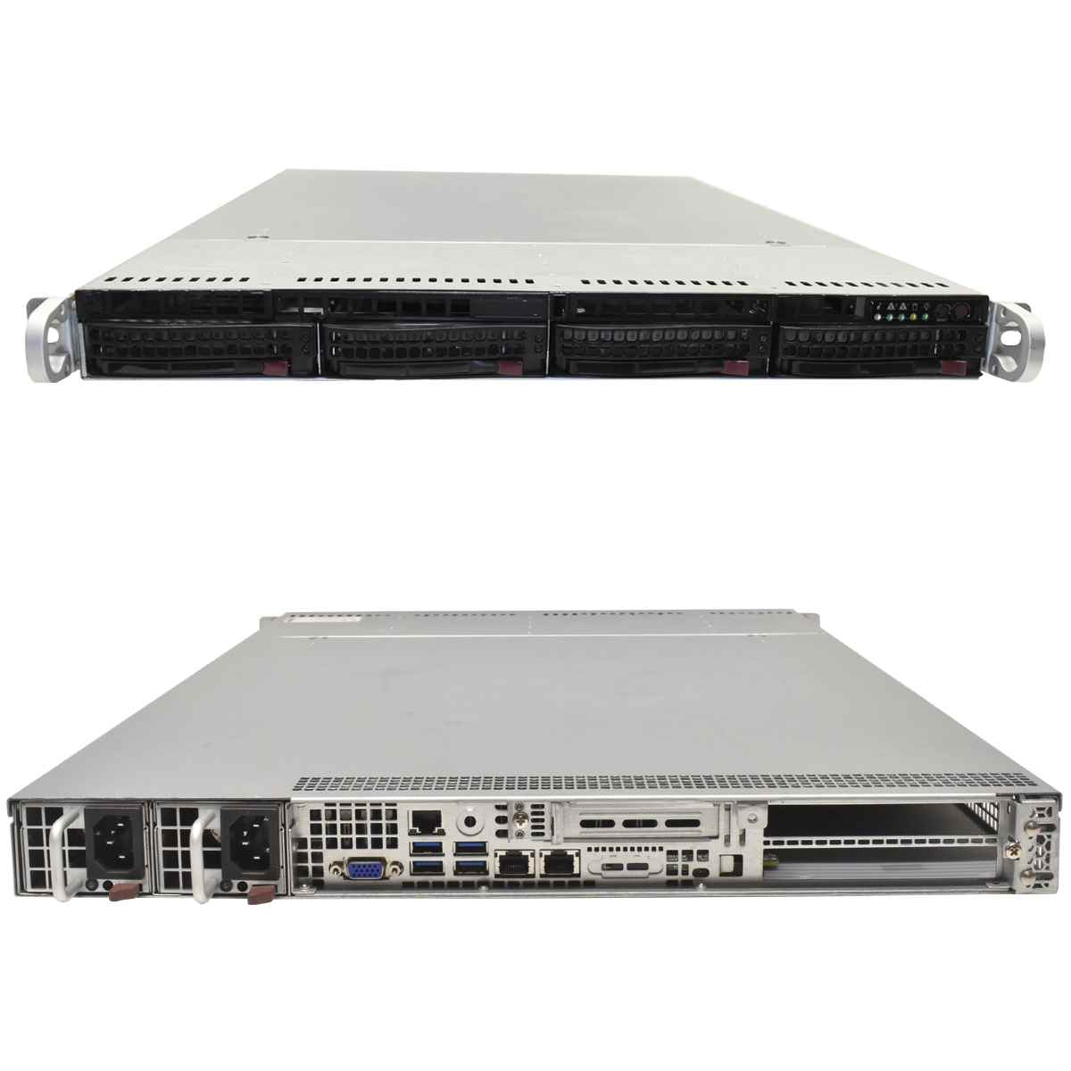 Supermicro CSE-815 1U Rack Server X10DDW-i 2x E5-2630 V4 2,2 GHZ 32GB PC4 4x LFF Supermicro CSE-815 1U Rack Server X10DRW-i 2x E5-2670 V3 2,3 GHZ 32GB PC4 4x LFF
