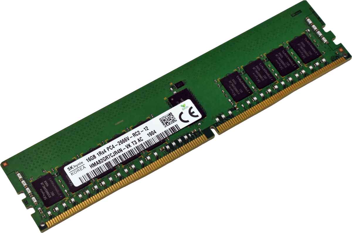 HP SKhynix 16GB 1Rx4 PC4-2666V DDR4 RAM HMA82GR7CJR4N-VK 840757-091
