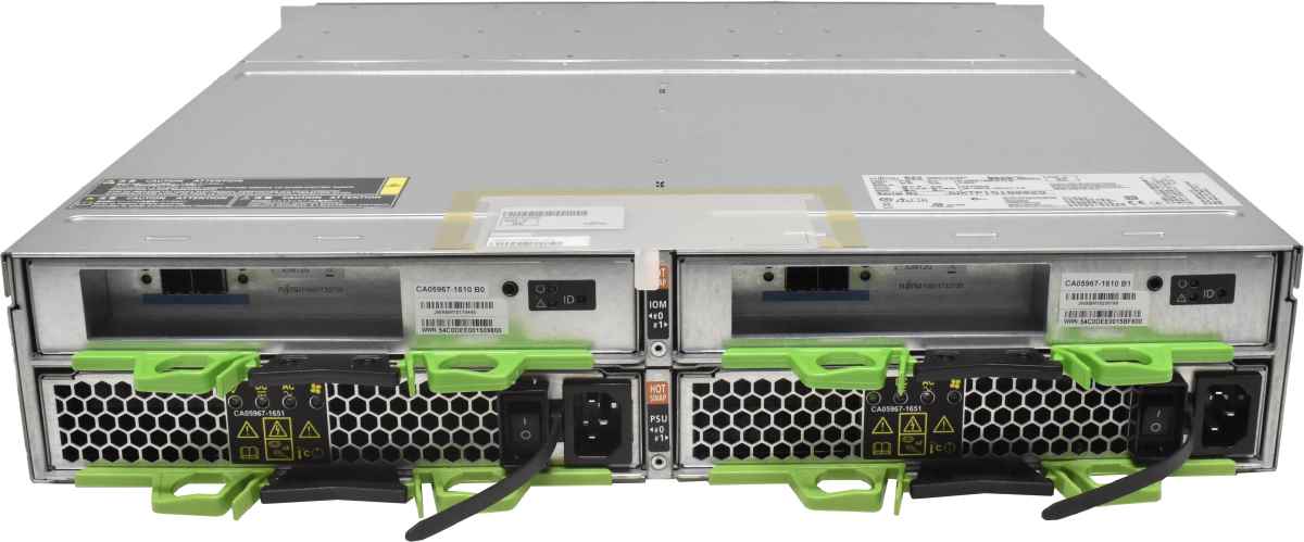 Fujitsu Storage ET DX8700/8900 S3 2.5 DE 24x 2,5" SFF 12G Disk Array CA05967-1610 ohne Rack Ears