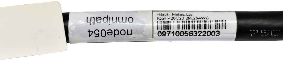 Intel 100 Gbps IQSFP26C20 26AWG 947010 2m QSFP28 QSFP28 Datenkabel