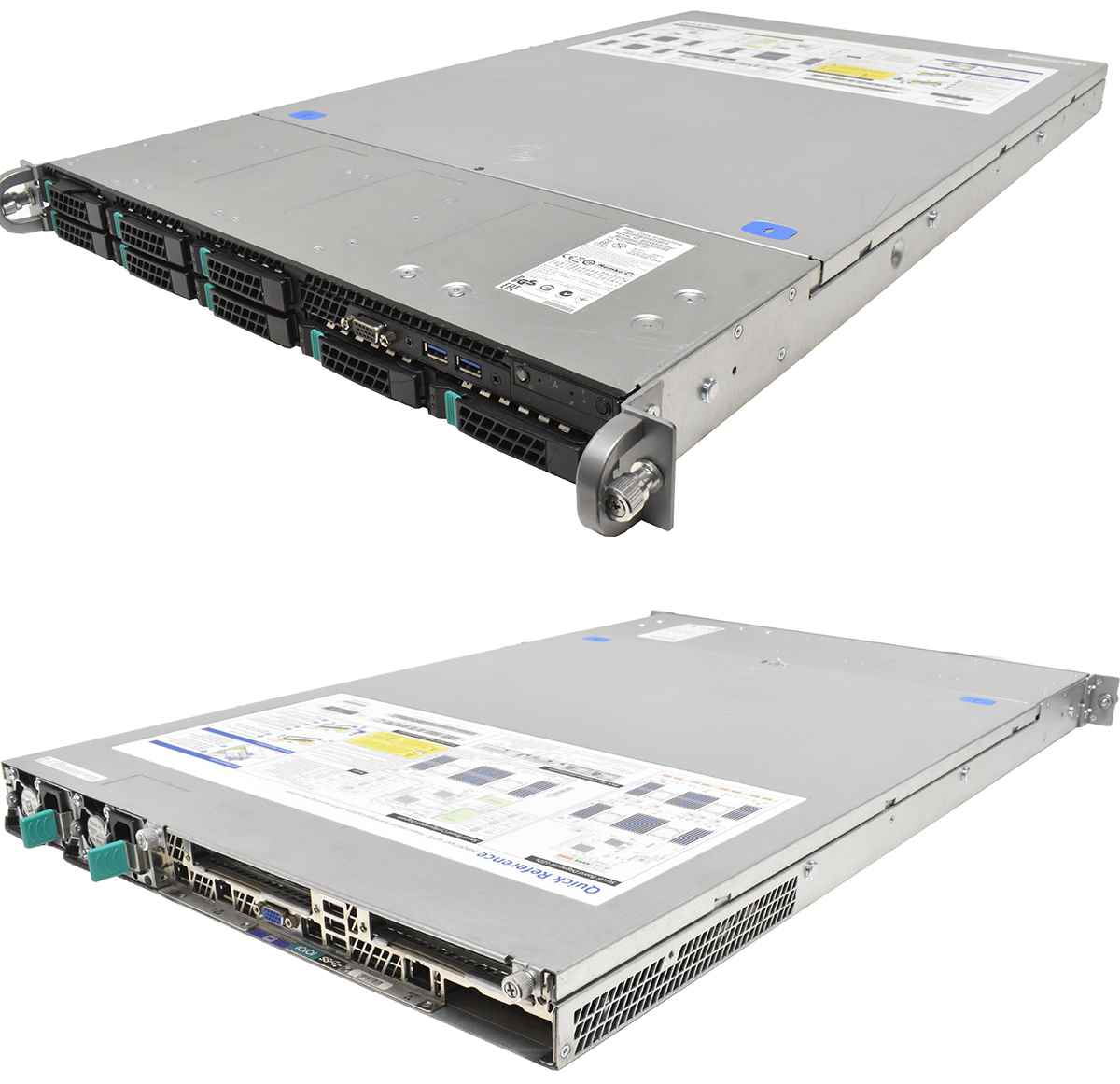 Intel Server R1000 2x E5-2680 v3 32GB RAM PC4 8x SFF 2,5 8x HDD Rahmen Intel Server R1000 1x E5-2620 v3 16GB RAM PC4 8x SFF 2,5 8x HDD Rahmen