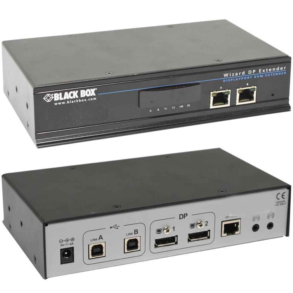 Black Box Wizard DP4030X Extender ACU5800A (2) without 5V Power Supply Black Box Wizard DP4030X Extender ACU5800A (2) without 5V Power Supply