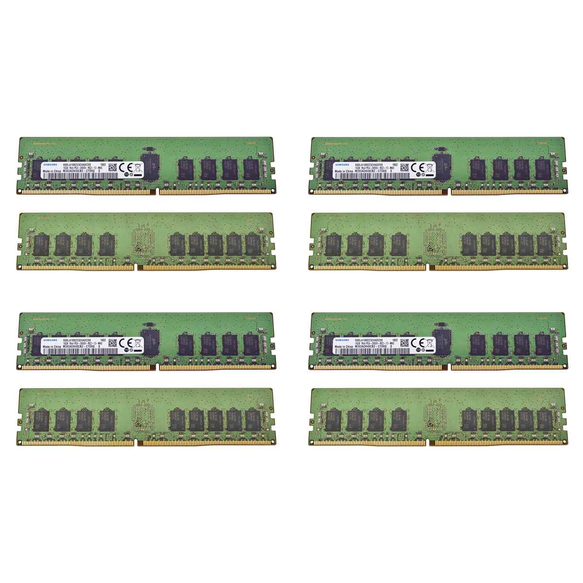 128GB RAM Samsung 8x16GB 1Rx4 PC4-2666V -R DDR4 RAM M393A2K40CB2-CTD 256GB RAM Samsung 16x16GB 1Rx4 PC4-2666V -R DDR4 RAM M393A2K40CB2-CTD
