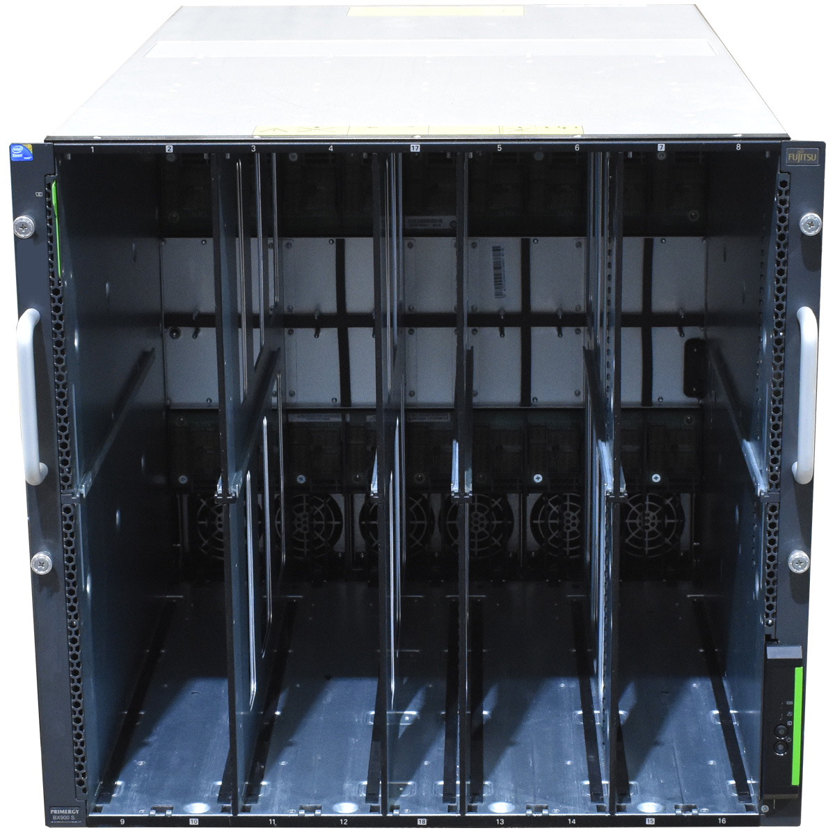 Fujitsu Bladecenter Primergy BX900 S1 2x Mgmt Blade S1 A3AC40096530 6 x PSU Rail