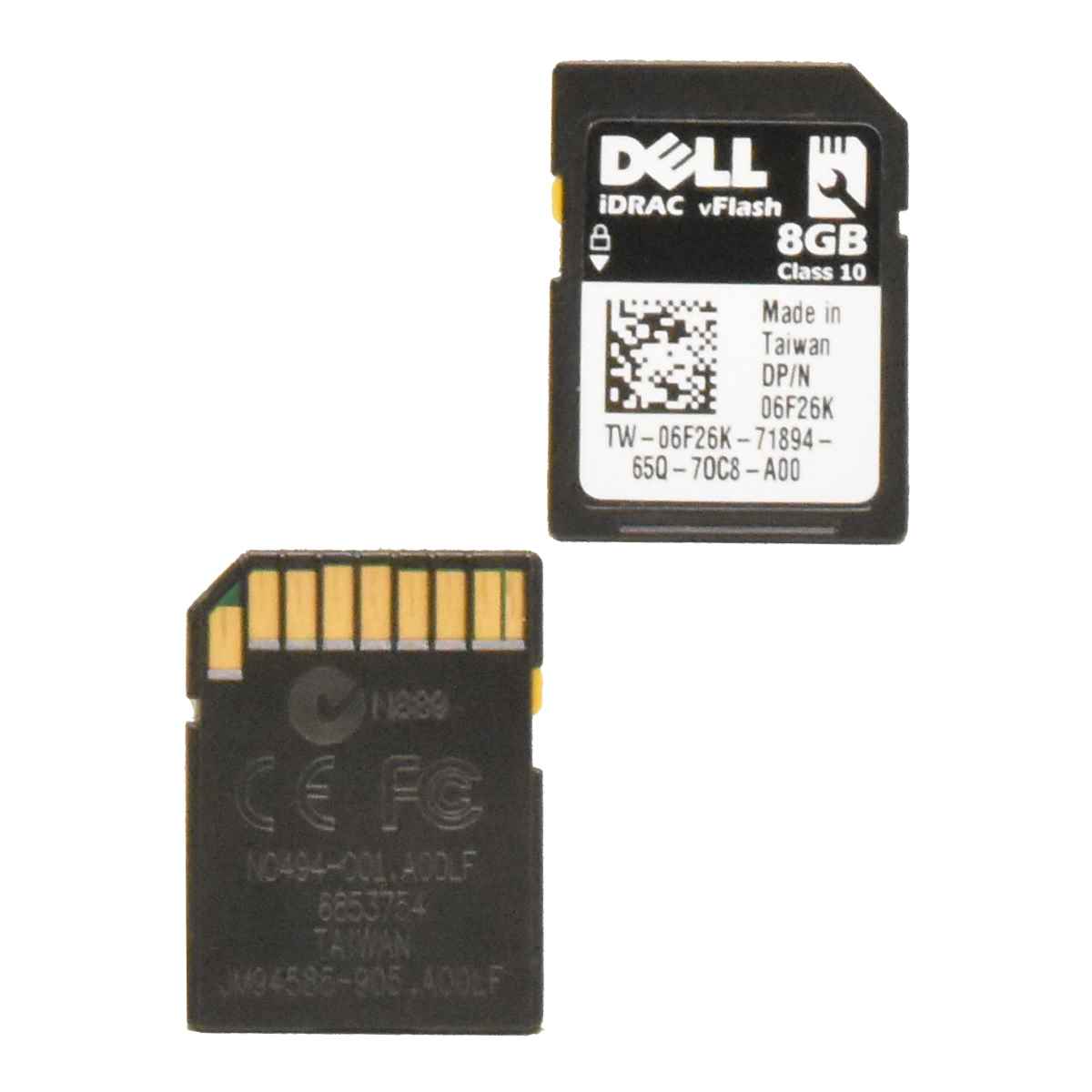 Dell iDRAC vFlash 8GB SD Card Dell PowerEdge TW-06F26K-71894 06F26K Dell iDRAC vFlash 8GB SD Card Dell PowerEdge TW-06F26K-71894 06F26K