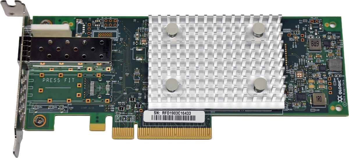 Fujitsu Qlogic QLE2690-F 1x16Gb FC Port PCIe 3.0 x8 Server Adapter BK3210407-36 E LP