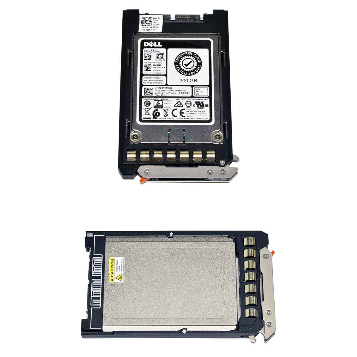 Dell Toshiba 200GB 1.8" 6G SATA SSD THNSF8200CAME 0Y7MDD PowerEdge M830 M630 M430 Blade