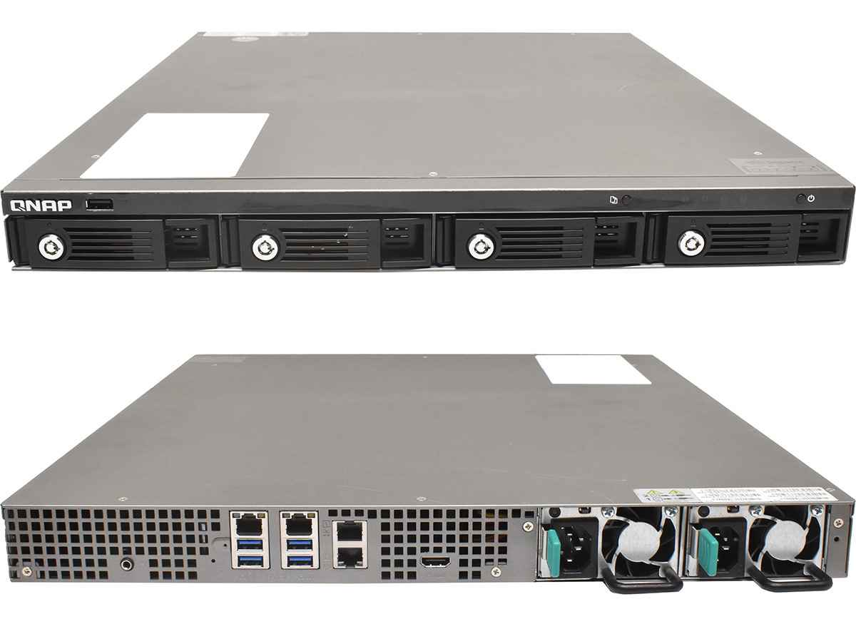 QNAP NAS Storage TS-453U-RP 52200-000827-RS 4x 3.5" LFF ohne HDD 2x PSU QNAP NAS Storage TS-453U-RP 52200-000827-RS 4x 3.5" LFF ohne HDD 2x PSU