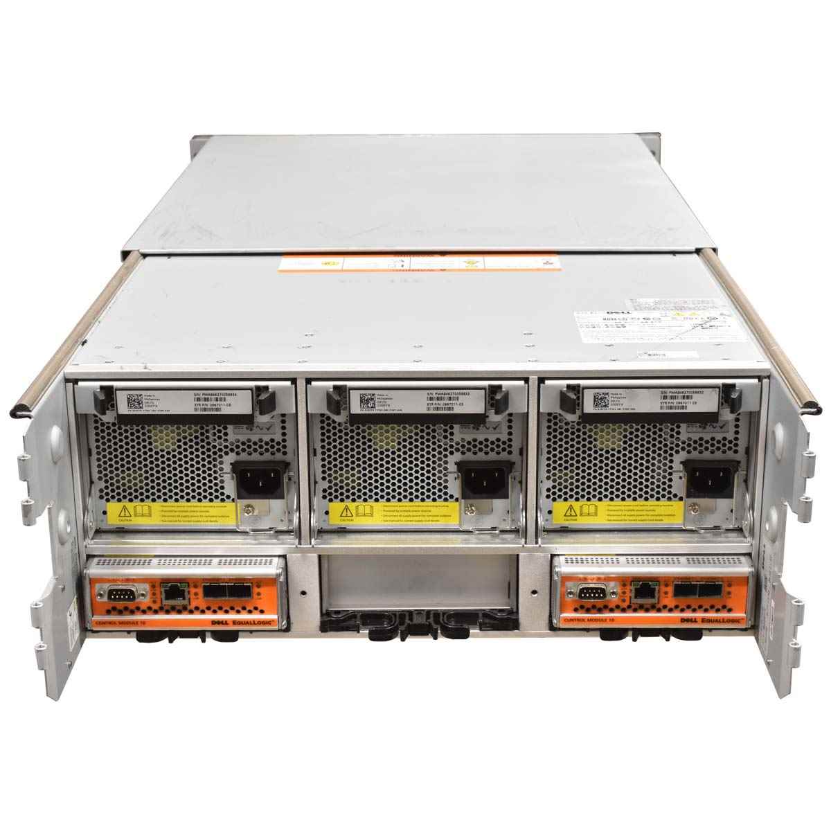 Dell EqualLogic SAN-Storage PS6510 10GbE 48x 3TB 06H6FG SAS 2x Control Module 10 / 144TB Dell EqualLogic SAN-Storage PS6510 10GbE 48x SATA SAS SSD 2x Control Module 10