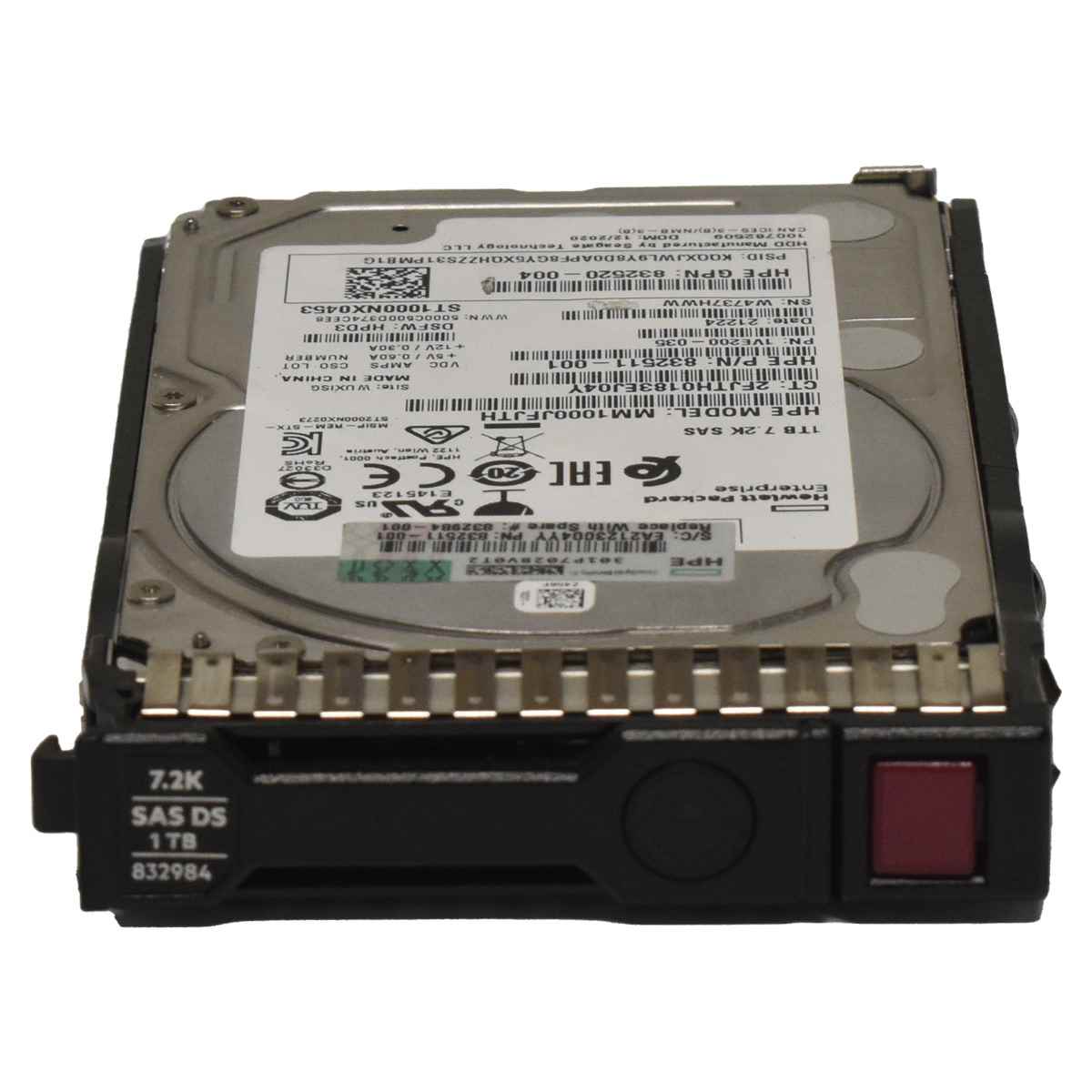 HP 1TB SATA 832984-001 MM1000JFJTH 12G SATA 7.2K RPM mit Rahmen HP 1TB SATA 832984-001 MM1000JFJTH 12G SATA 7.2K RPM mit Rahmen