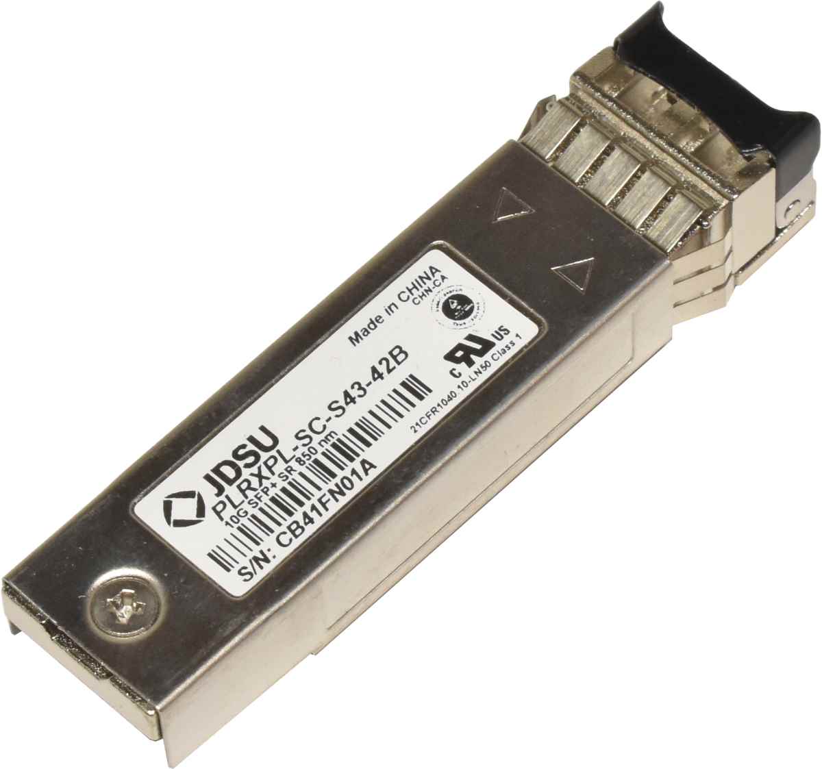 JDSU GBIC PLRXPL-SC-S43-42B 10G SFP+ SR 850nm 300m Transceiver JDSU GBIC PLRXPL-SC-S43-42B 10G SFP+ SR 850nm 300m Transceiver
