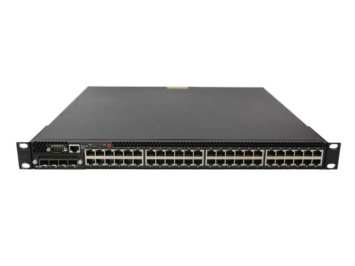 Brocade FastIron FCX648-E 80-1003605-01 48-Port RJ-45 GE Switch +Module FCX-4XG Brocade FastIron FCX648-E 80-1003605-01 48-Port RJ-45 GE Switch +Module FCX-4XG