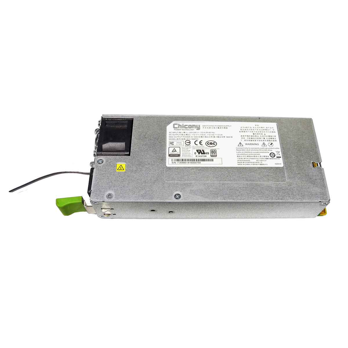 Chicony R12-1K6P2C Power Supply/Netzteil 1600W for Fujitsu Primergy RX4770 Chicony R12-1K6P2C Power Supply/Netzteil 1600W for Fujitsu Primergy RX4770