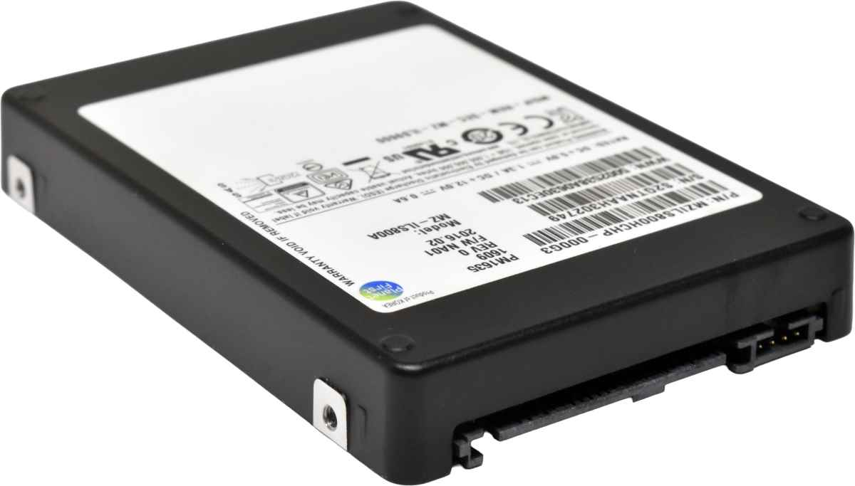 Samsung PM1635 800GB 2.5" 12G SAS SSD MZ-ILS800A MZILS800HCHP-000G3 512 Bytes Server Storage