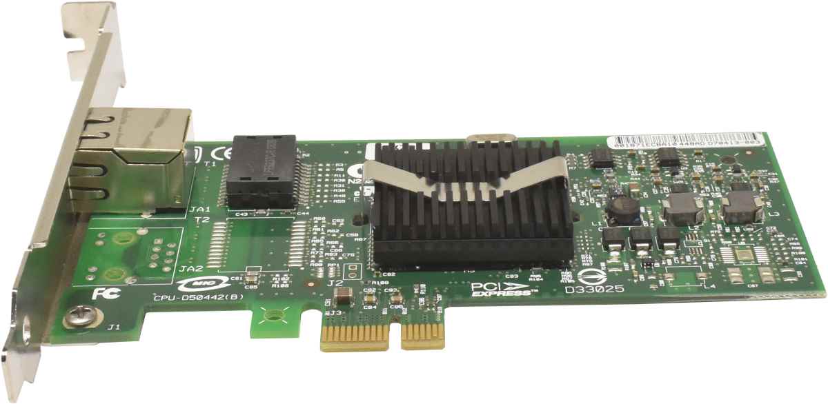 HP NC110T Intel PRO/1000PT PCIe Gigabit Single Port Server Adapter FP PN 434982-001 HP NC110T Intel PRO/1000PT PCIe Gigabit Single Port Server Adapter FP PN 434982-001