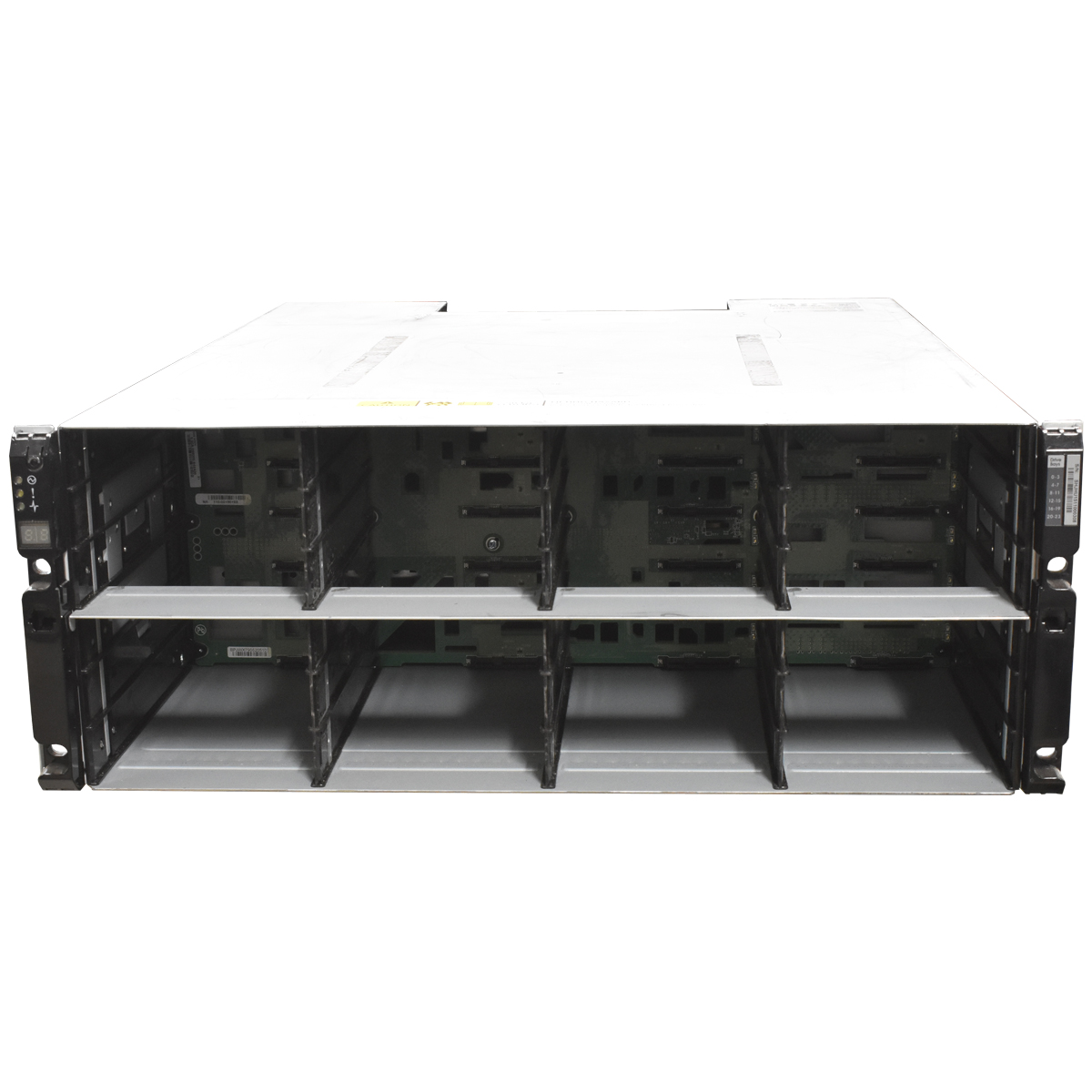 NetApp FAS2554 Disk Shelf 4U NAJ-0801 24x LFF SAS 2x 10Gb Controller 111-01324+C1 NetApp FAS2554 Disk Shelf 4U NAJ-0801 24x LFF SAS 2x 10Gb Controller 111-01324+C1