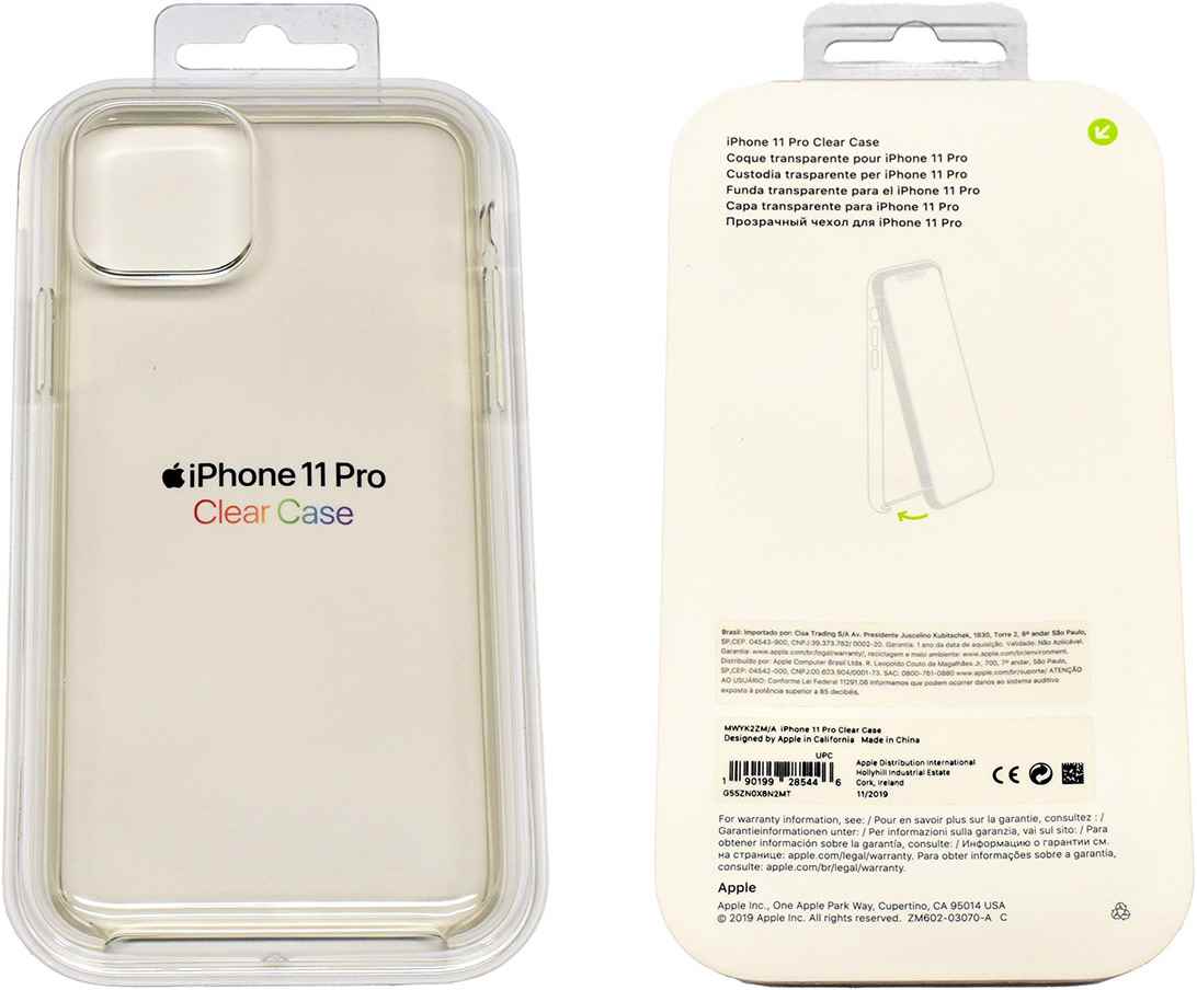 100x Apple Clear Case iPhone 11 Pro MWYK2ZM/A Neu