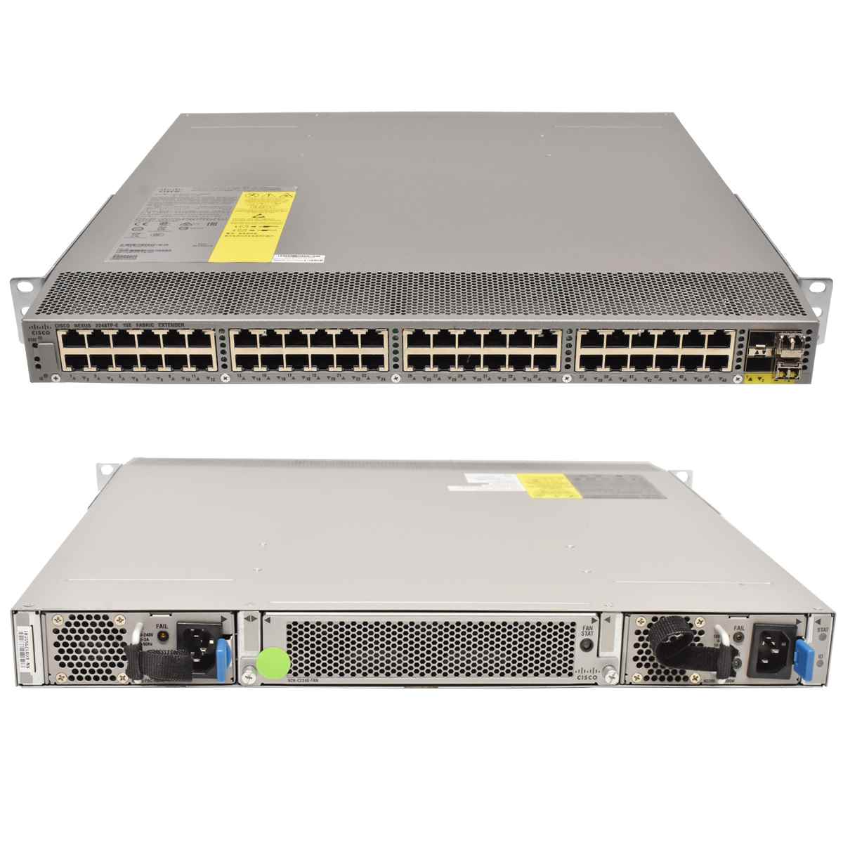 Cisco Nexus 2248TP-E 1GE N2K-C2248TP-E-1GE 68-4059-02 + 4 mini GBICs