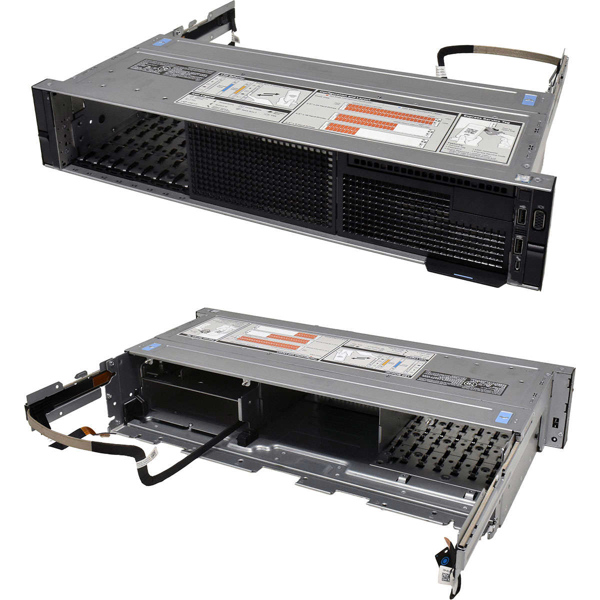 Dell-PowerEdge-R740xd-Front-Panel-Cage-Chassis-8x-004.jpg Dell PowerEdge R740xd Front Panel Cage Chassis 8x 2,5 SFF VGA 2x USB iDrac micro USB
