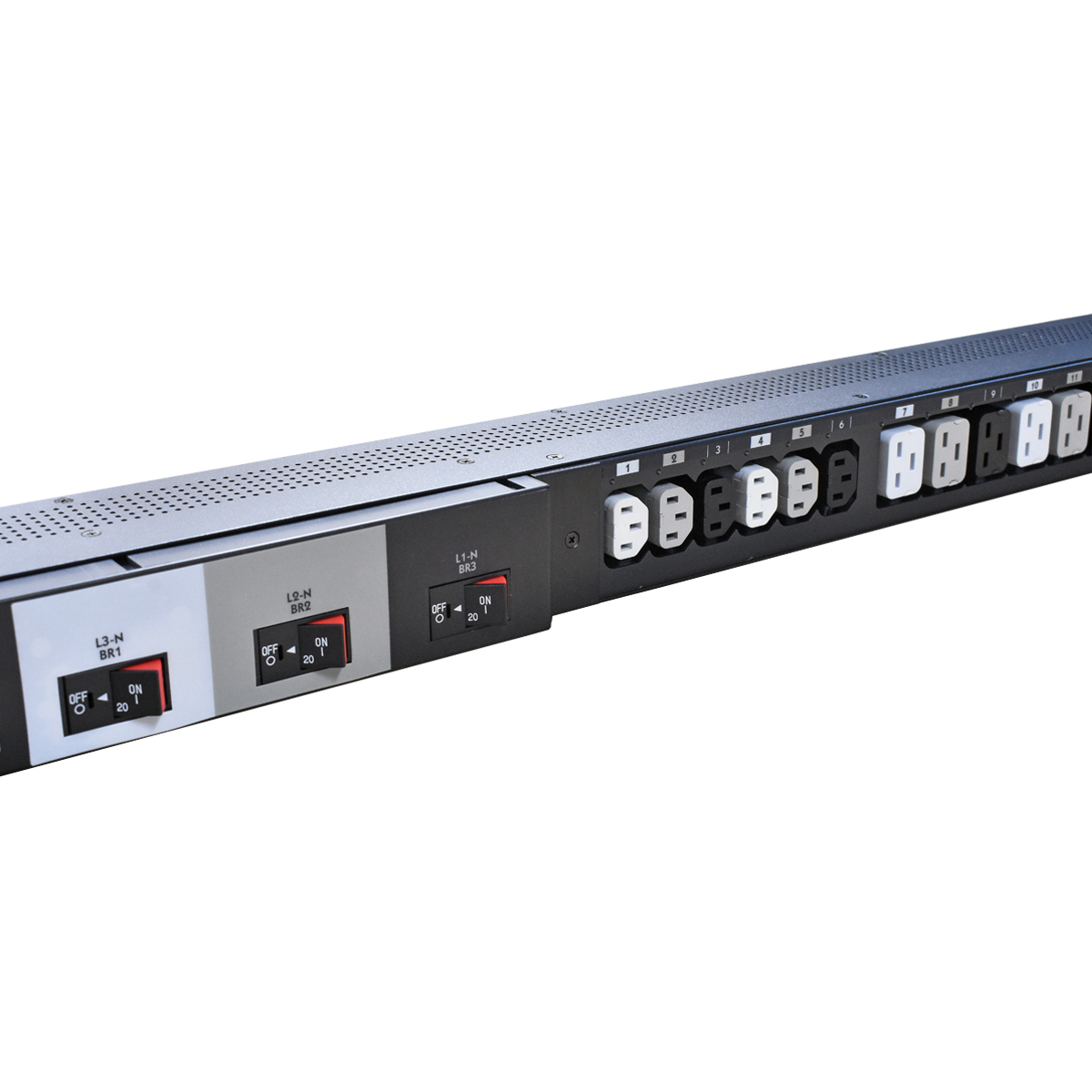 Server Technology 3 Phasen PDU SEV-FB4005K C2X36CE-4PAE2L66/FB mit PIPS 12xC19 24xC13