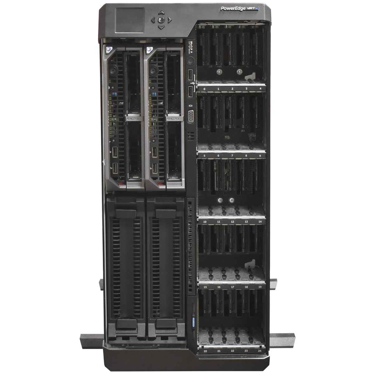PowerEdge VRTX Tower 2x M630 4x E5-2620 v4 512 GB PC4 25x SFF 2x CMC 2x PERC8 PowerEdge VRTX Tower 2x M630 4x E5-2620 v4 512 GB PC4 25x SFF 2x CMC 2x PERC8