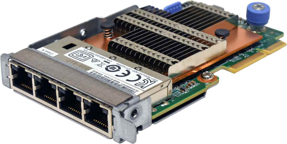 Lenovo X722-T4 Netzwerkkarte Intel 10Gb 4-Port RJ45 LOM 7ZT7A00549 00YJ569