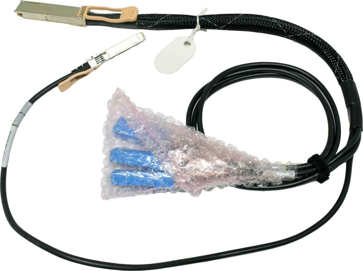 Cisco 37-1683-01 100GBASE QSFP - 4x SFP-25G 1m Passive Copper Splitter Cable Cisco 37-1683-01 100GBASE QSFP - 4x SFP-25G 1m Passive Copper Splitter Cable