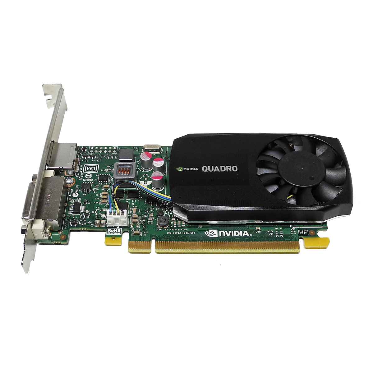 PNY VCQK620ATX-T NVIDIA QUADRO K620 Grafikkarte GM107 2GB GDDR3 PCI-E 2.0 x16 DVI DP FP