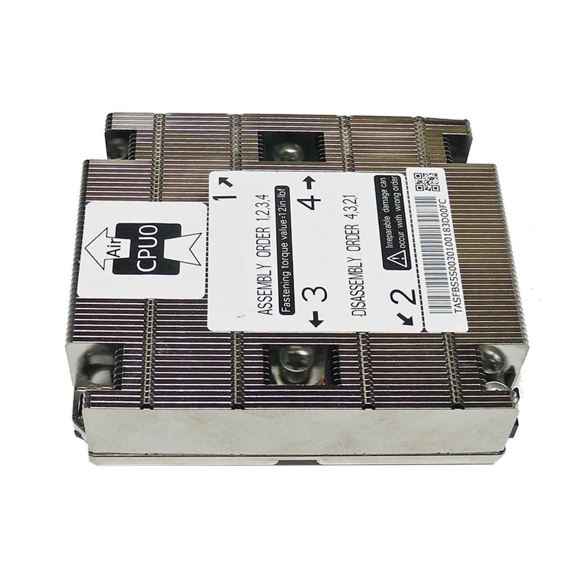 Quanta CPU0 Heatsink / Kühler for T42S-2U Server Node Quanta CPU0 Heatsink / Kühler for T42S-2U Server Node