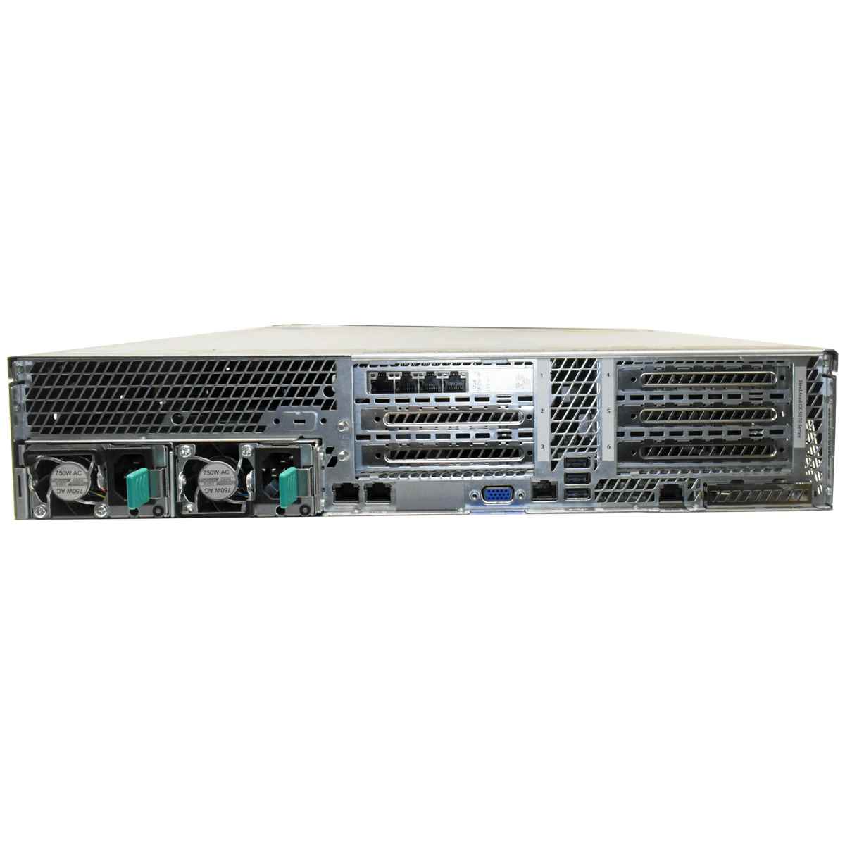 Riverbed CXA-05070-B010 Server 2x Intel E5-2630 v2 2.6GHz 6C 24GB DDR3 RAM 2x 1TB SATA HDD 6x 240GB SSD 45GB SSD 24x 2.5Zoll Bay Intel 2600G Z/L Mainboard Riverbed CXA-05070-B010 Server ohne CPU ohne RAM 24x SFF 2.5 Intel 2600G Z/L Mainboard