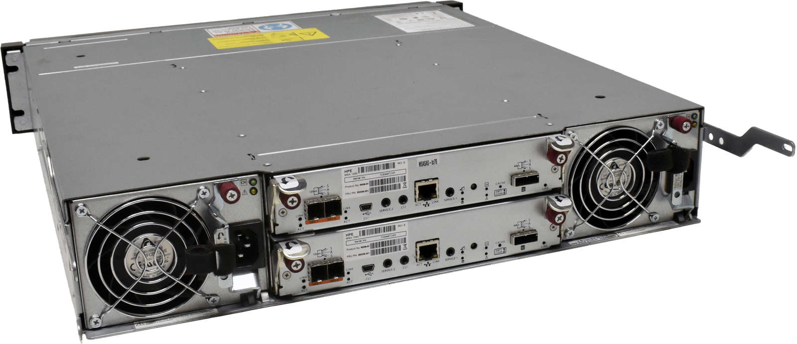 HP MSA 1050 SAN Storage Q2R21A 2x 12G Controller 880096-001 24x SFF 2.5 Rail Kit