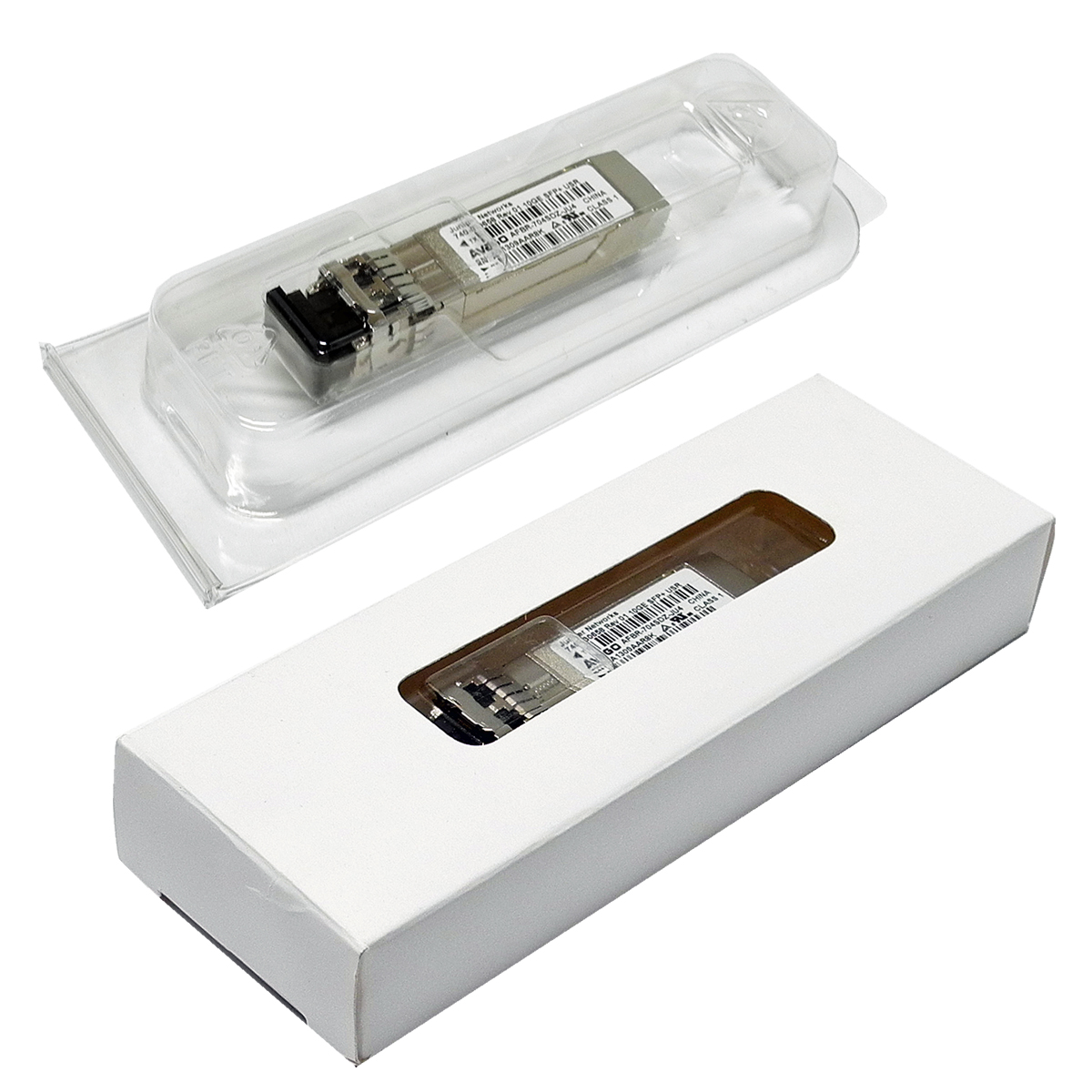 Juniper 740-030658 10GE SFP+ USR MMF 850nm 100 m FC Transceiver neu OVP Juniper 740-031851 1000Base-SX GbE MMF 850nm 550 m FC SFP Transceiver neu OVP