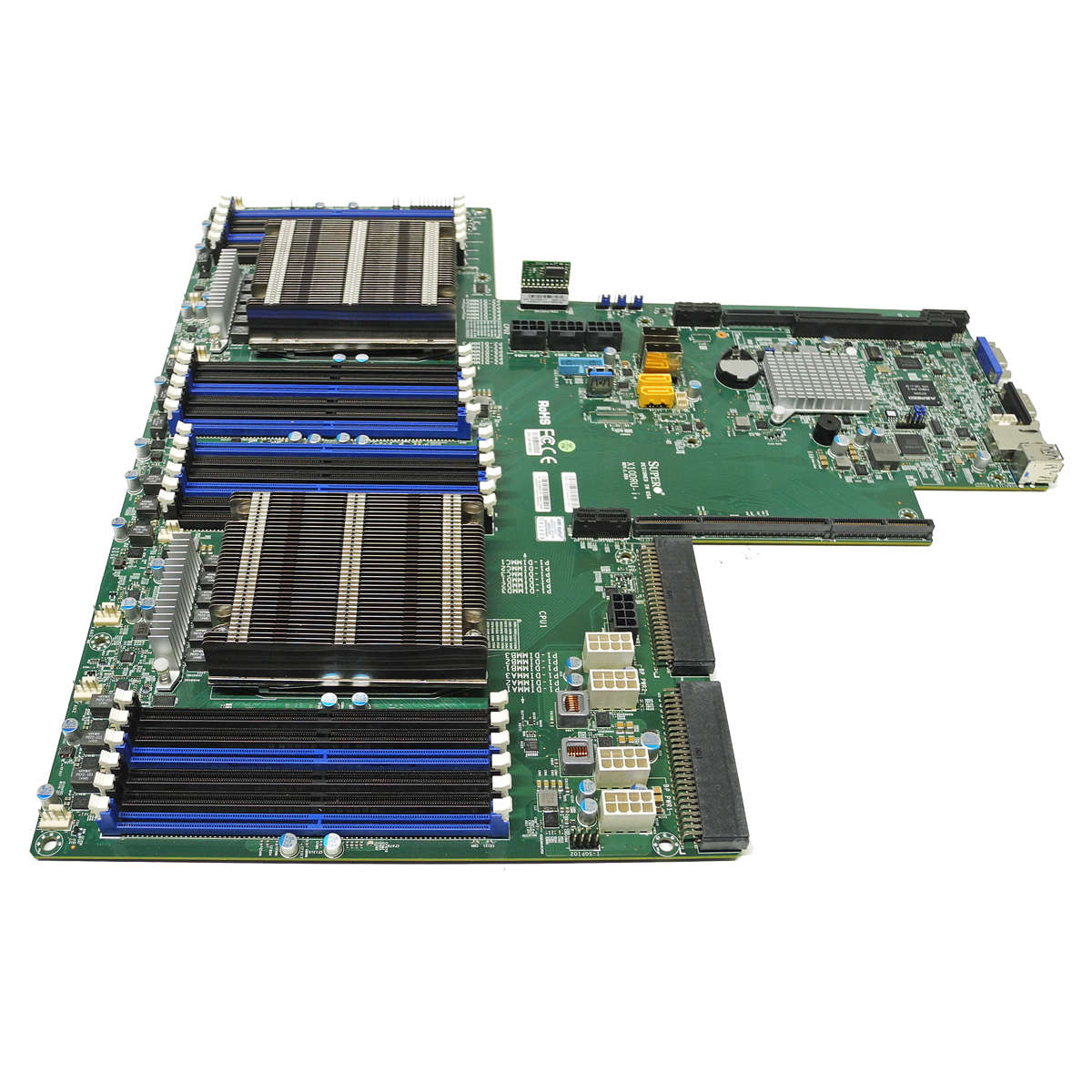 Supermicro ATX Mainboard X10DRU-i+ LGA 2011 Socket 2x Kühler SNK-P0047PS 1U