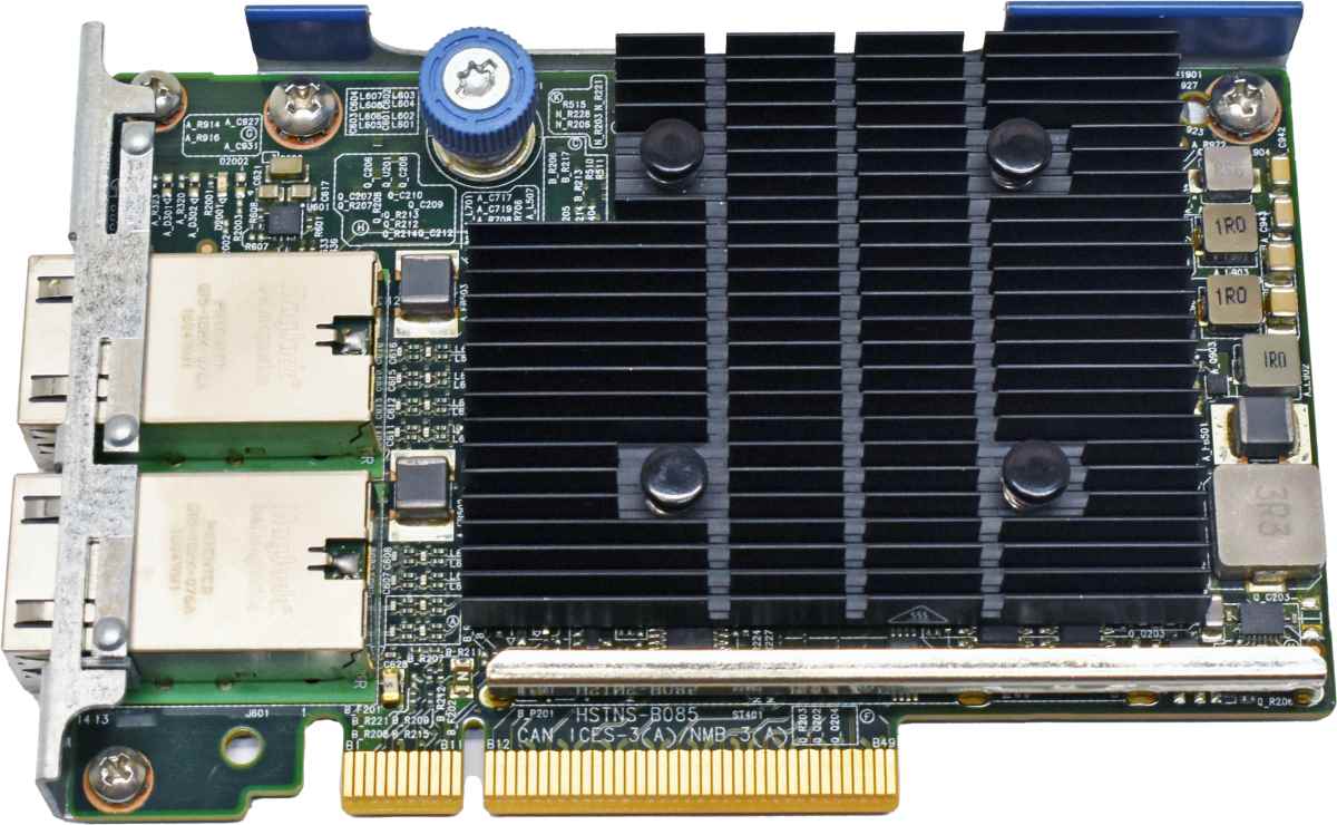 HP Broadcom 854177-001 BCM957416M4162C 2-Port RJ-45 10GE 535FLR-T Adapter PCIe x8 HP Broadcom 854177-001 BCM957416M4162C 2-Port RJ-45 10GE 535FLR-T Adapter PCIe x8