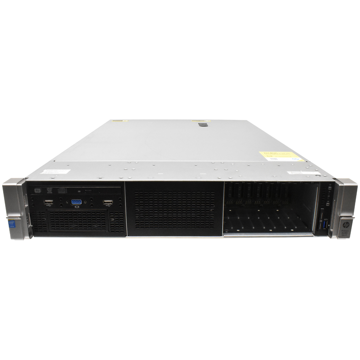 HP ProLiant DL380 Gen9 2U no CPU no RAM no HDD 2x Heatsink 8Bay 2,5" DVD-ROM P440ar HP ProLiant DL380 Gen9 2U 2xE5-2698 V3 128GB RAM P440ar/4GB 8Bay 2,5" DVD-ROM
