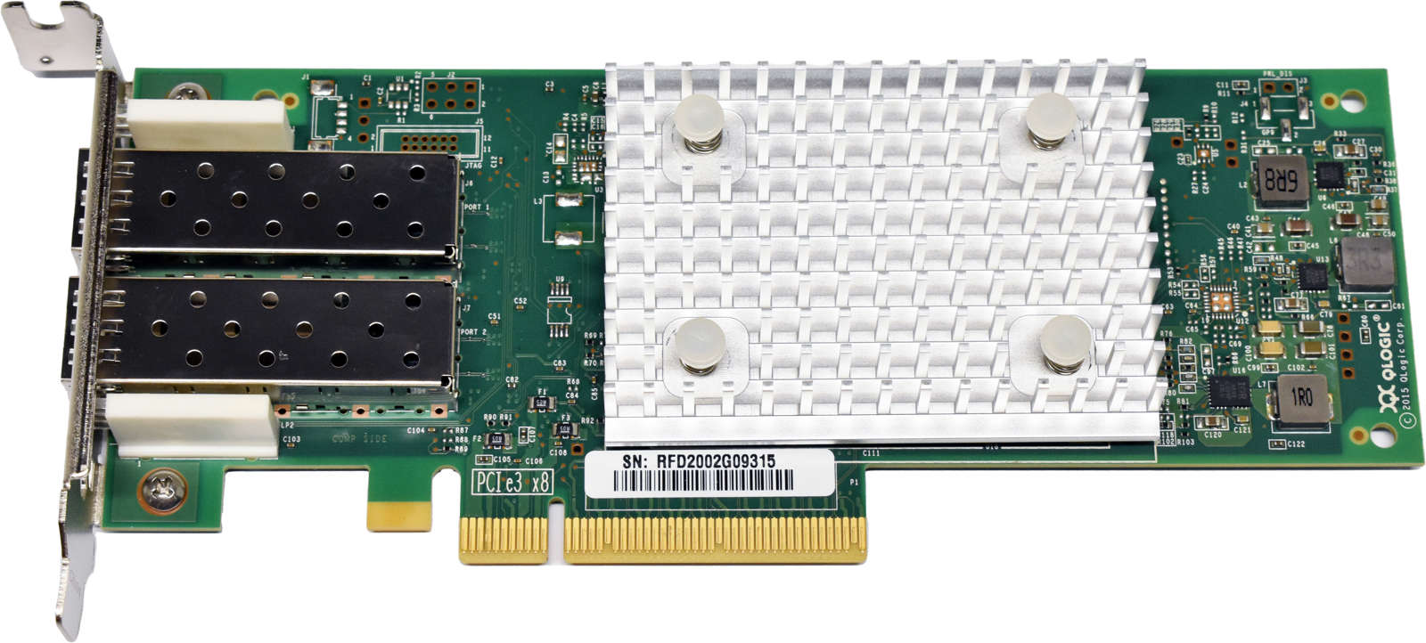 IBM-QLogic-00YK542-QLE2742L-DEL-Dual-Port-32G-SFP-003.jpg IBM QLogic 00YK542 QLE2742L-DEL Dual-Port 32G SFP+ PCIe 3.0 x8 FC HBA LP