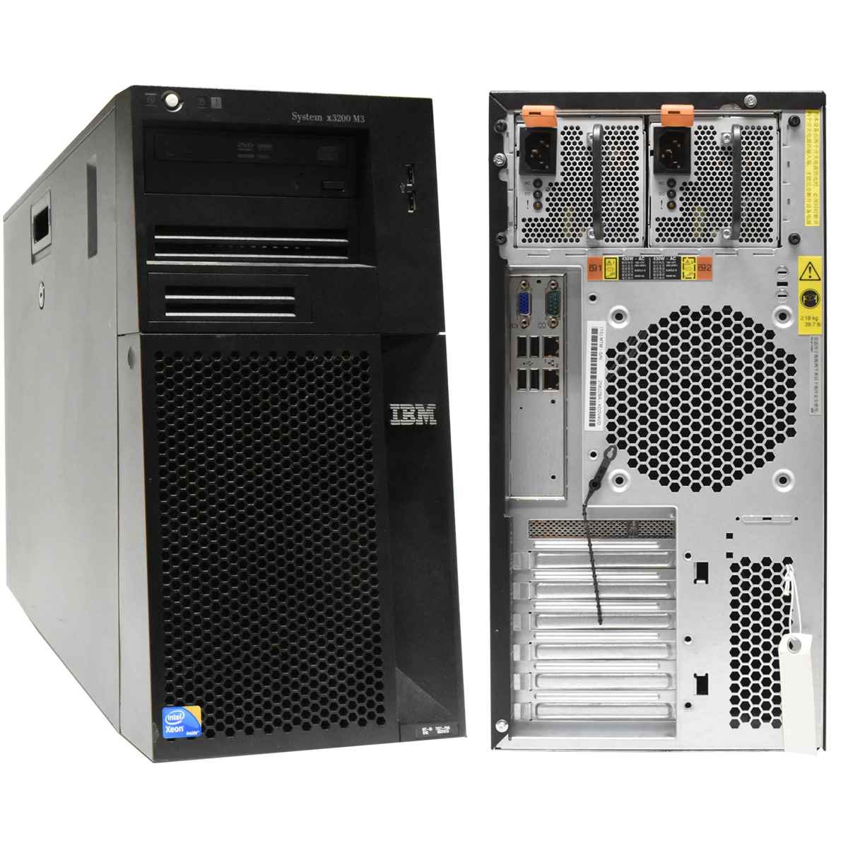 IBM x3200 M3 Server Intel Xeon X3430 QC 2.4 GHz 8GB RAM 8Bay 2,5 Zoll DVD IBM x3200 M3 Server Intel Xeon X3430 QC 2.4 GHz 8GB RAM 8Bay 2,5 Zoll DVD