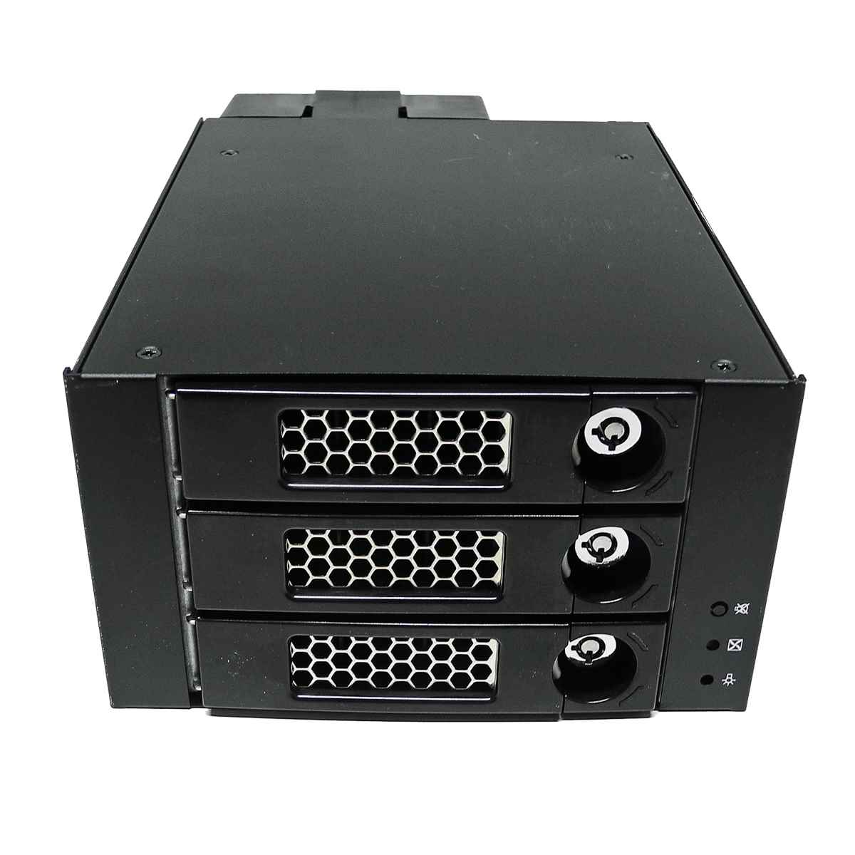 ICY IB-553SSK Wechselrahmen 3x 5.25 für 3x 3.5 SAS/SATA mit HDD Rahmen