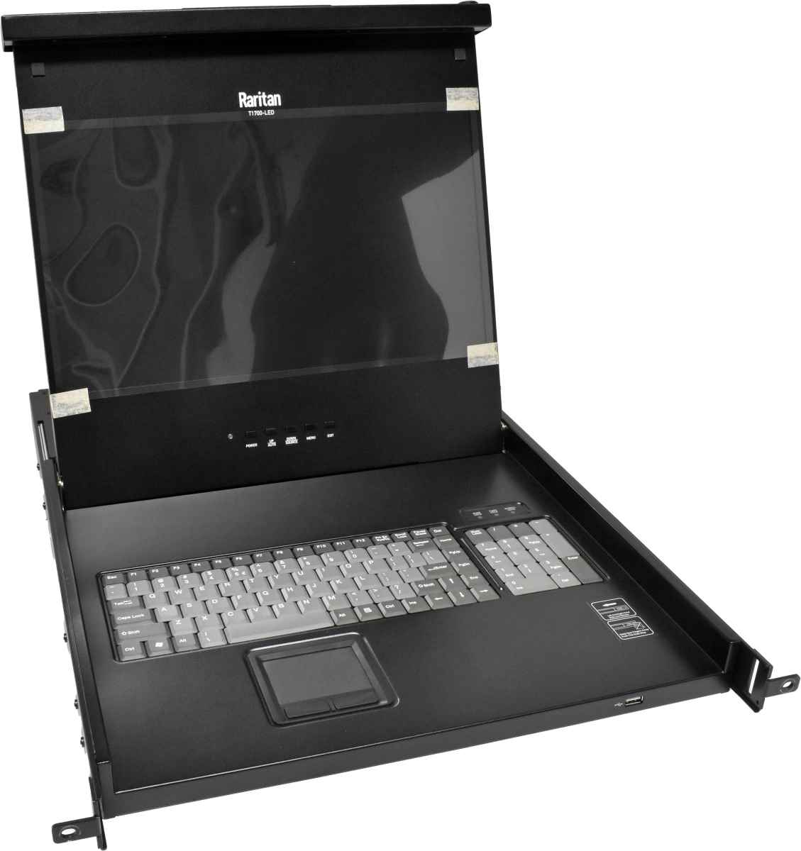 Raritan T1700-LED 02AU025 KVM Console 17" US Keyboard +Rack Rails