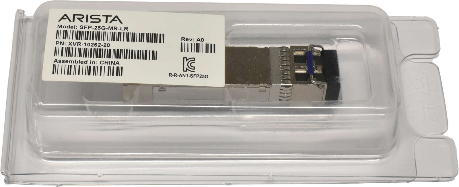 Arista-Original-GBIC-SFP-25G-MR-LR-25Gbps-SFP28-13-001.jpg Arista Original GBIC SFP-25G-MR-LR 25Gbps SFP28 1310nm 10km XVR-10262-20 Rev: A0 Neu