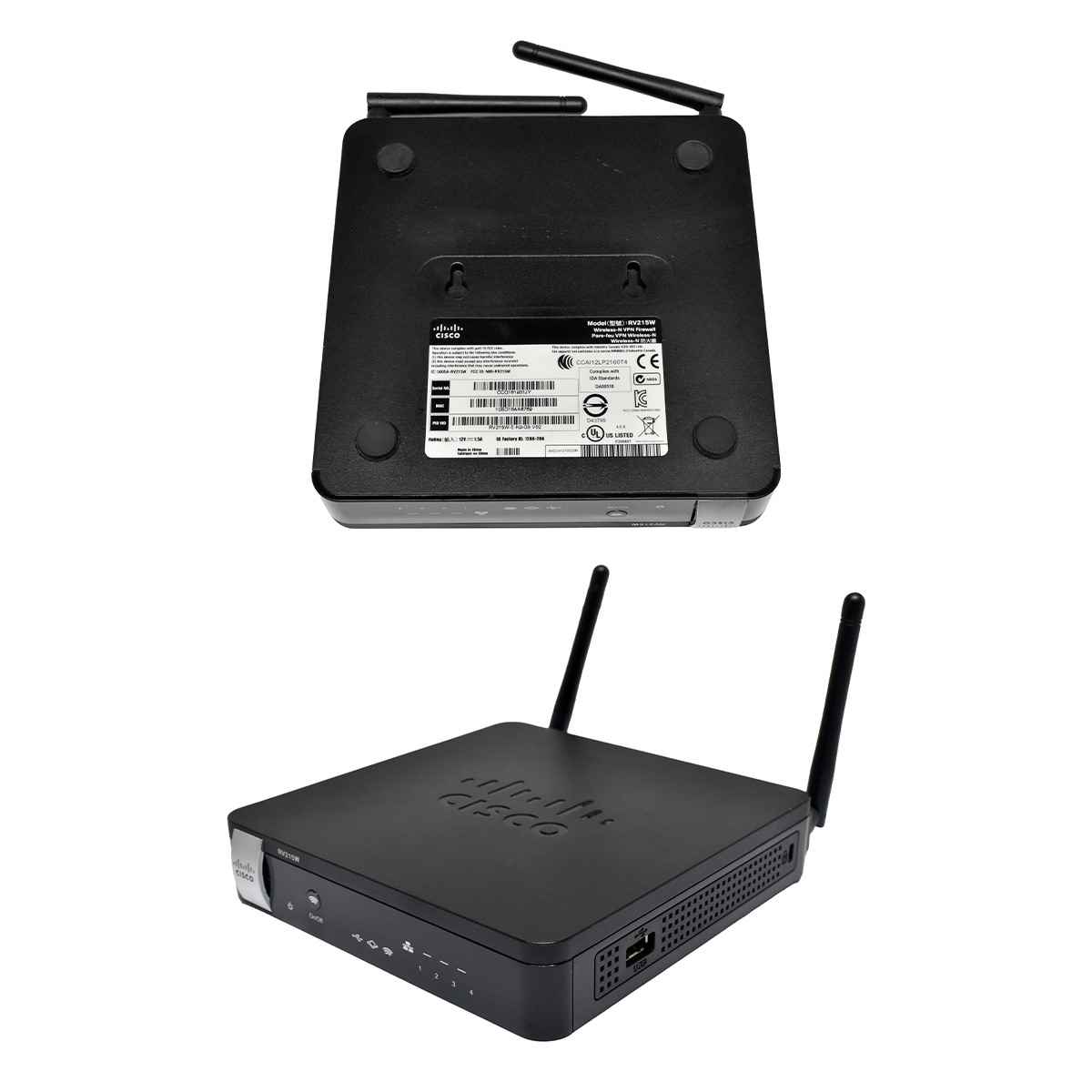 Cisco RV215W Wireless-N VPN Router 4-Port LAN 4G WAN +AC Adapter