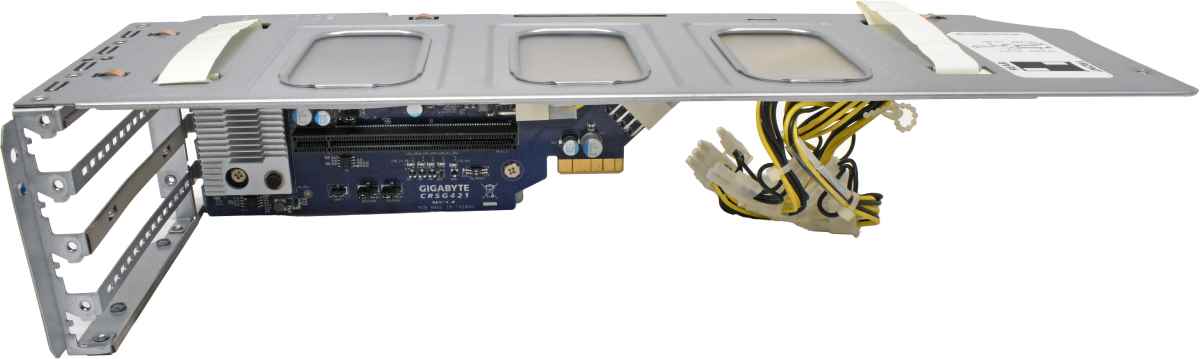 Gigabyte G292-Z20 Riser Card 2x PCIe G4 x16 full-high full-length CRSG421 + Cage +Cable Gigabyte G292-Z20 Riser Card 2x PCIe G4 x16 full-high full-length CRSG421 + Cage +Cable