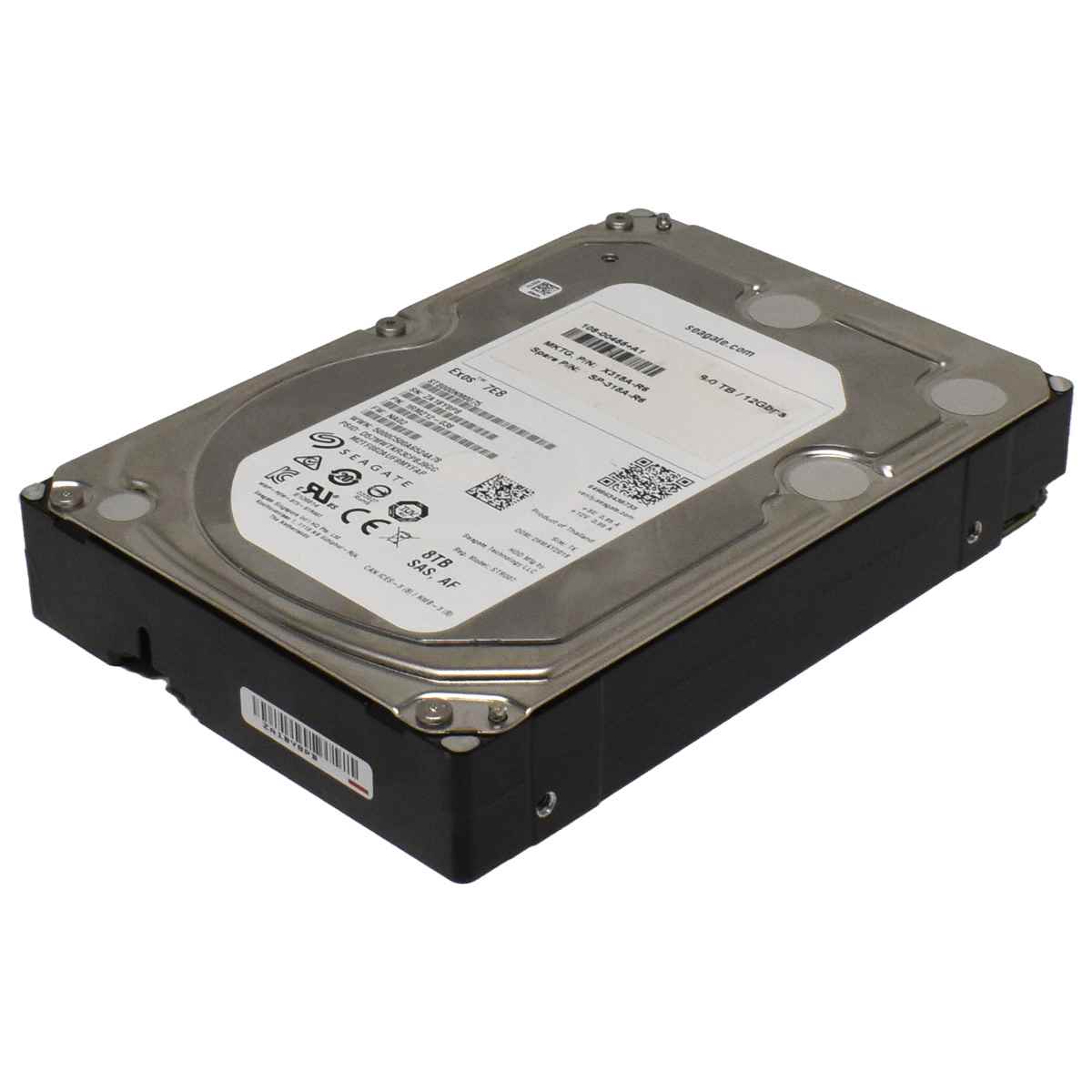Seagate NetApp Exos 7E8 8TB 3,5 Zoll 7.2K 12G SAS AF HDD ST8000NM0075 X318A-R6 Seagate NetApp Exos 7E8 8TB 3,5 Zoll 7.2K 12G SAS AF HDD ST8000NM0075 X318A-R6
