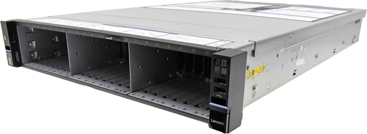 Lenovo System x3650 M5 Server Barebone 2x M5210 12G 24x SFF 2,5 No CPU & RAM Lenovo System x3650 M5 Server Barebone 2x M5210 12G 24x SFF 2,5 No CPU & RAM