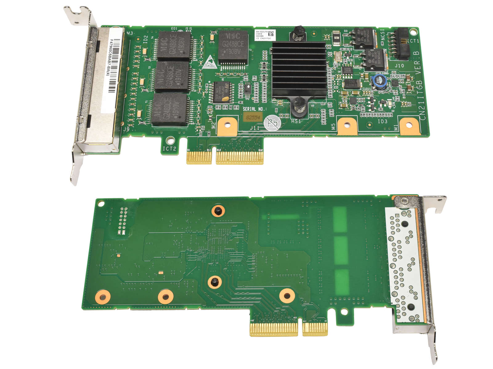 Huawei SP212 CN21ITGC 4-Port Network Adapter Gigabit Ethernet PCle x4 LP